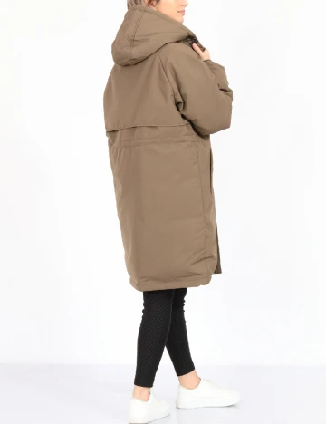 Geaca Oversize Jack&Jones, kaki Verde