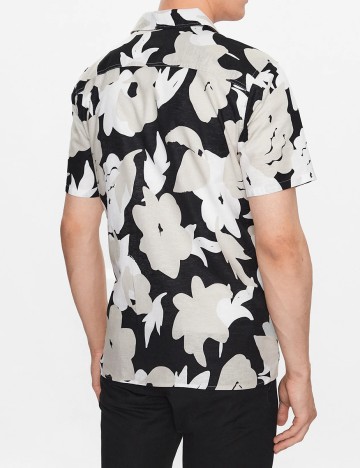 Camasa Only, crem/negru, XXL