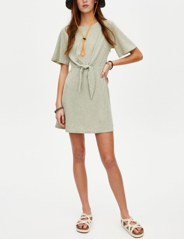 Rochie Pull&Bear, verde, L