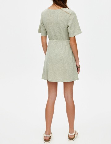 Rochie Pull&Bear, verde, L