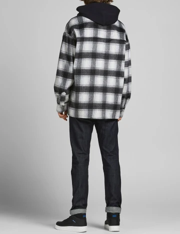 Jacheta Jack&Jones, alb/negru Alb