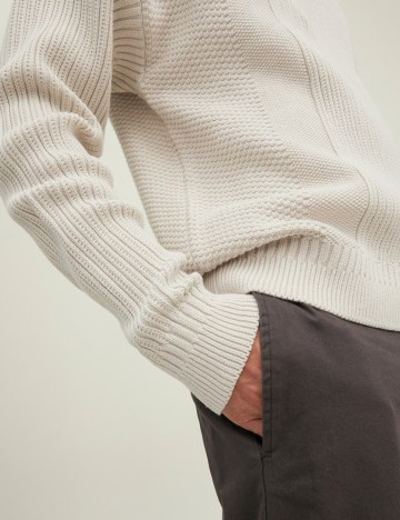 Pulover Jack&Jones, crem, XXL