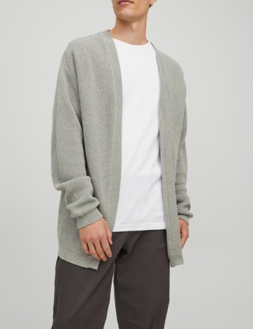 Cardigan Jack&Jones, gri, XS