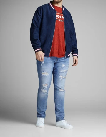 Blugi Jack&Jones Plus Size Men, albastru Albastru