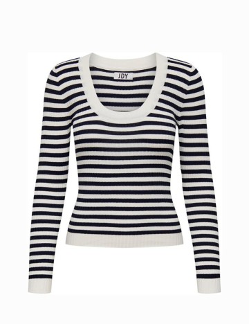 Bluza Jack&Jones, alb-negru, L