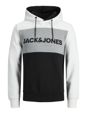 Hanorac Jack&Jones, negru/alb