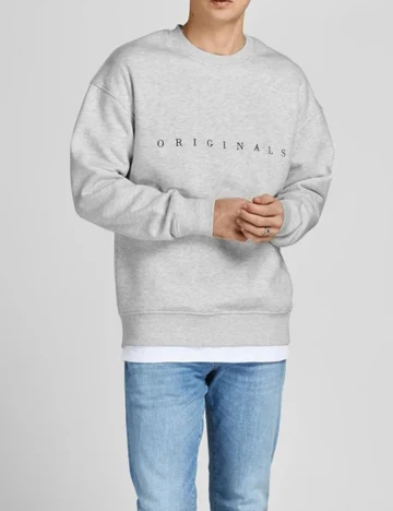 Bluza Jack&Jones, gri, XL Gri