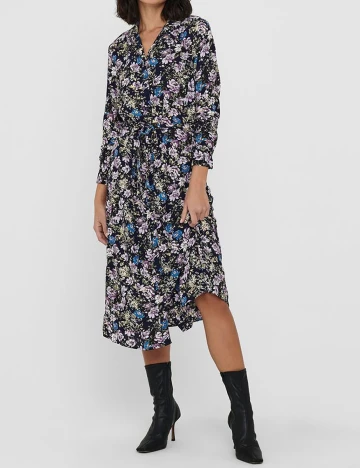 Rochie medie Jacqueline de Yong, floral, 36