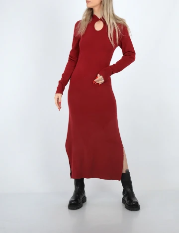 Rochie Lunga SHEIN, visiniu, M