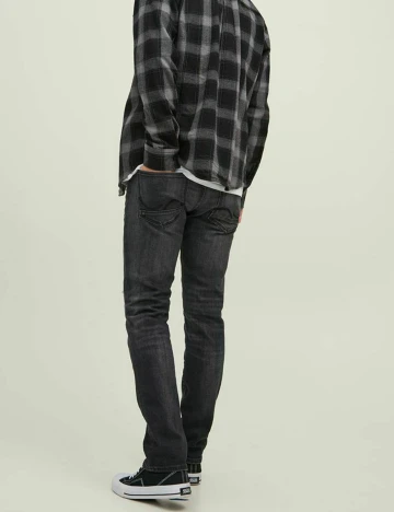 Blugi Jack&Jones, gri inchis