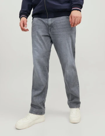 Blugi Jack&Jones Plus Size Men, gri Gri