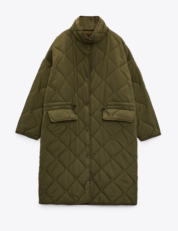 Geaca Zara, verde, M