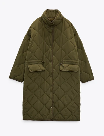 Geaca Zara, verde, M
