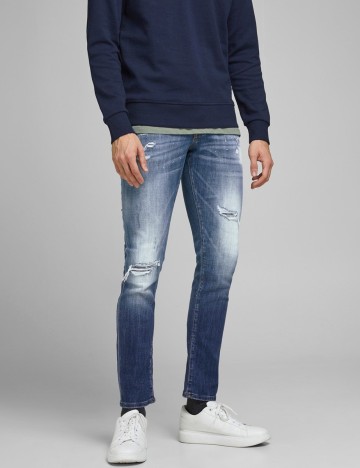 
						Blugi Jack&Jones, albastru