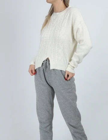 Pulover SHEIN, crem, S