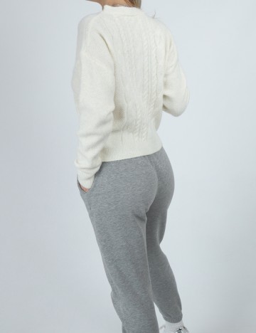 Pulover SHEIN, crem, S