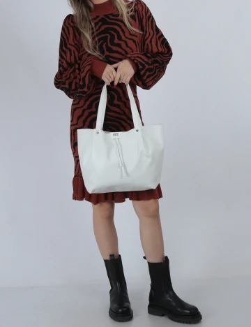 Geanta Exte, alb, ONE SIZE
