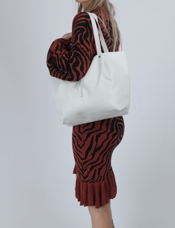 Geanta Exte, alb, ONE SIZE