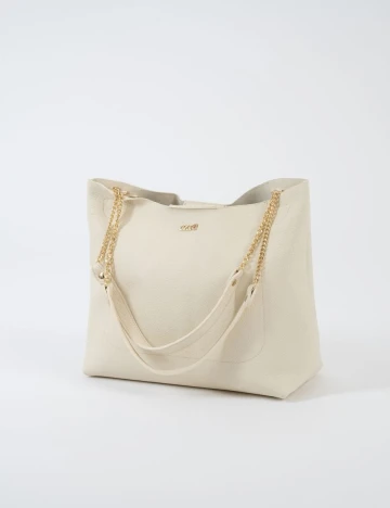 Geanta Exte, ecru, ONE SIZE
