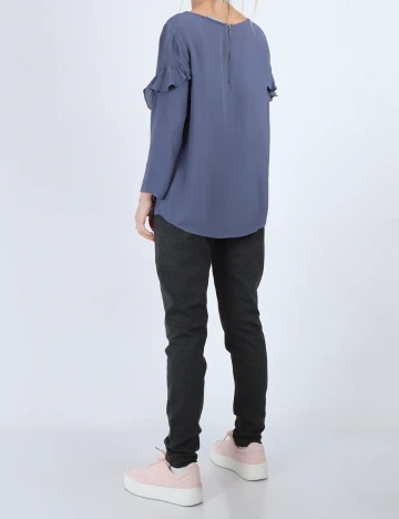 Bluza Fransa, bleumarin, M Albastru