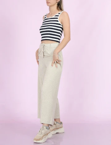Pantaloni Oxmo, crem