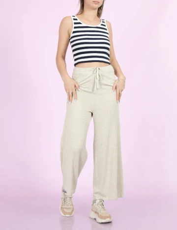 Pantaloni Oxmo, crem