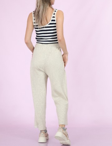 Pantaloni Oxmo, crem