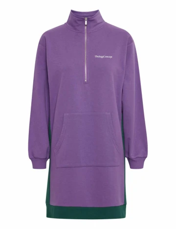 Rochie scurta TheJoggConcept, mov, XL Mov