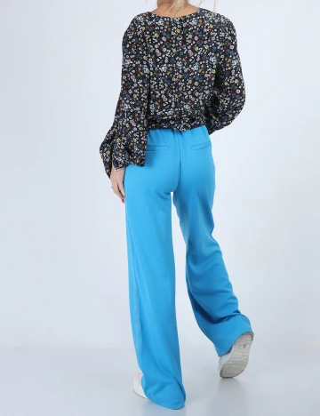 Pantaloni b.young, albastru, S
