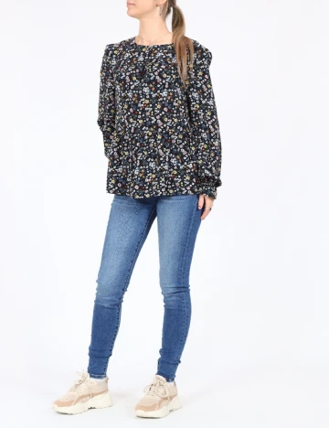 Camasa b.young, negru floral