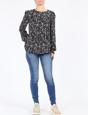Camasa b.young, negru floral