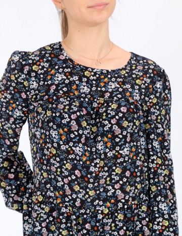 Camasa b.young, negru floral