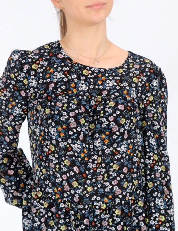 Camasa b.young, negru floral