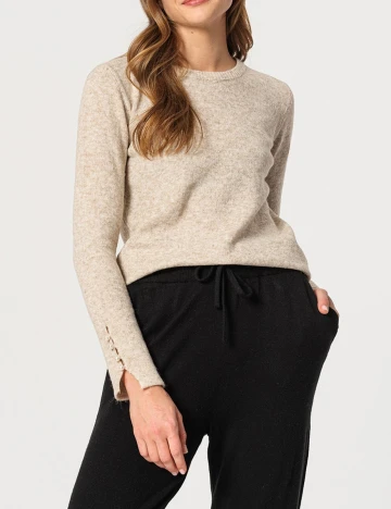 Bluza Ichi, bej, M