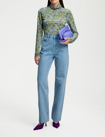 Bluza Gestuz, verde, S