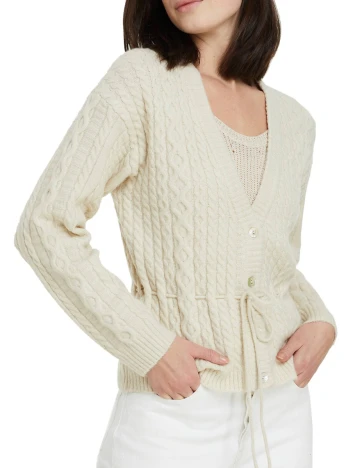 Cardigan b.young, crem, S