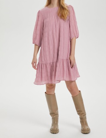Rochie scurta Soaked In Luxury, roz, L
