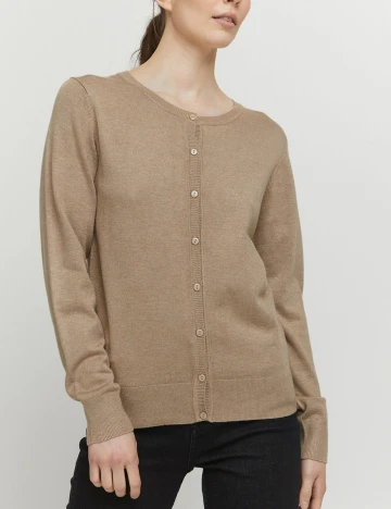 Cardigan b.young, maro deschis, S