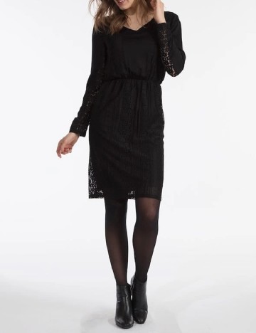 Rochie scurta Bon a Parte, negru, XL