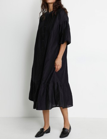 Rochie medie Culture, negru, S/M