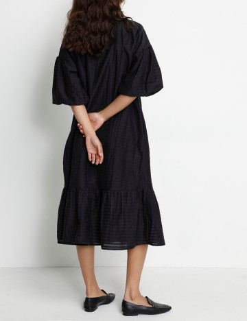 Rochie medie Culture, negru, S/M