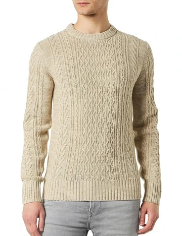 Pulover BLEND, bej, M Crem