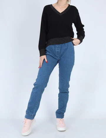 Pantaloni b.young, albastru, S
