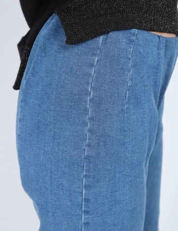 Pantaloni b.young, albastru, S