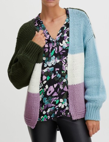 Cardigan Ichi, mix culori, S