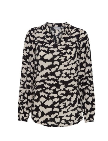 Camasa Fransa, crem/negru, XS