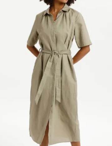 Rochie medie Lounge Nine, bej, 38