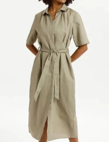 Rochie medie Lounge Nine, bej, 38 Crem