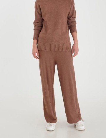 Pantaloni b.young, maro, XS