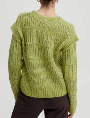 Pulover b.young, verde, XL